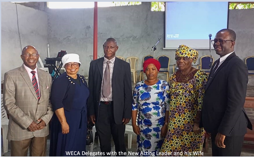 WECA Delegates with the New Acting Leader and his Wife