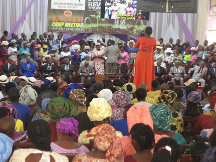 Choir Rendition during Service