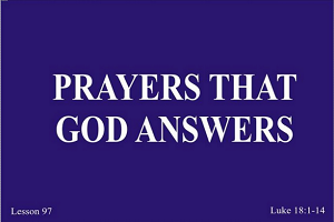 Prayers that God answers